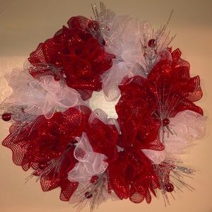 Mesh Christmas wreath